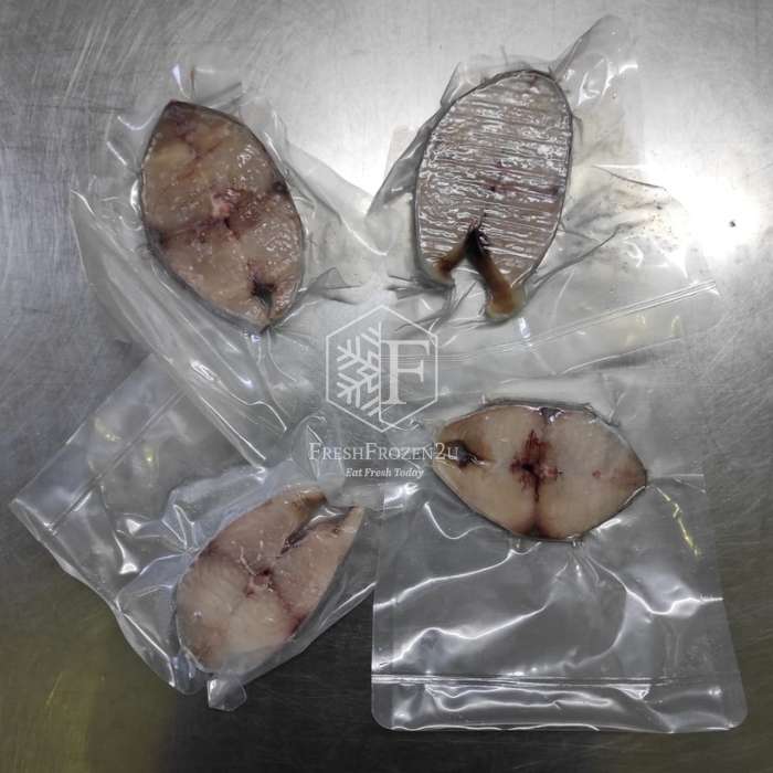 Wild Catch Mackerel Steak Cut (500g) 马鲛鱼片 Tenggiri
