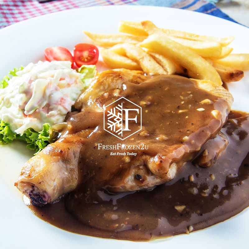 Chicken Chop Black Pepper 黑胡椒鸡排 (Halal)