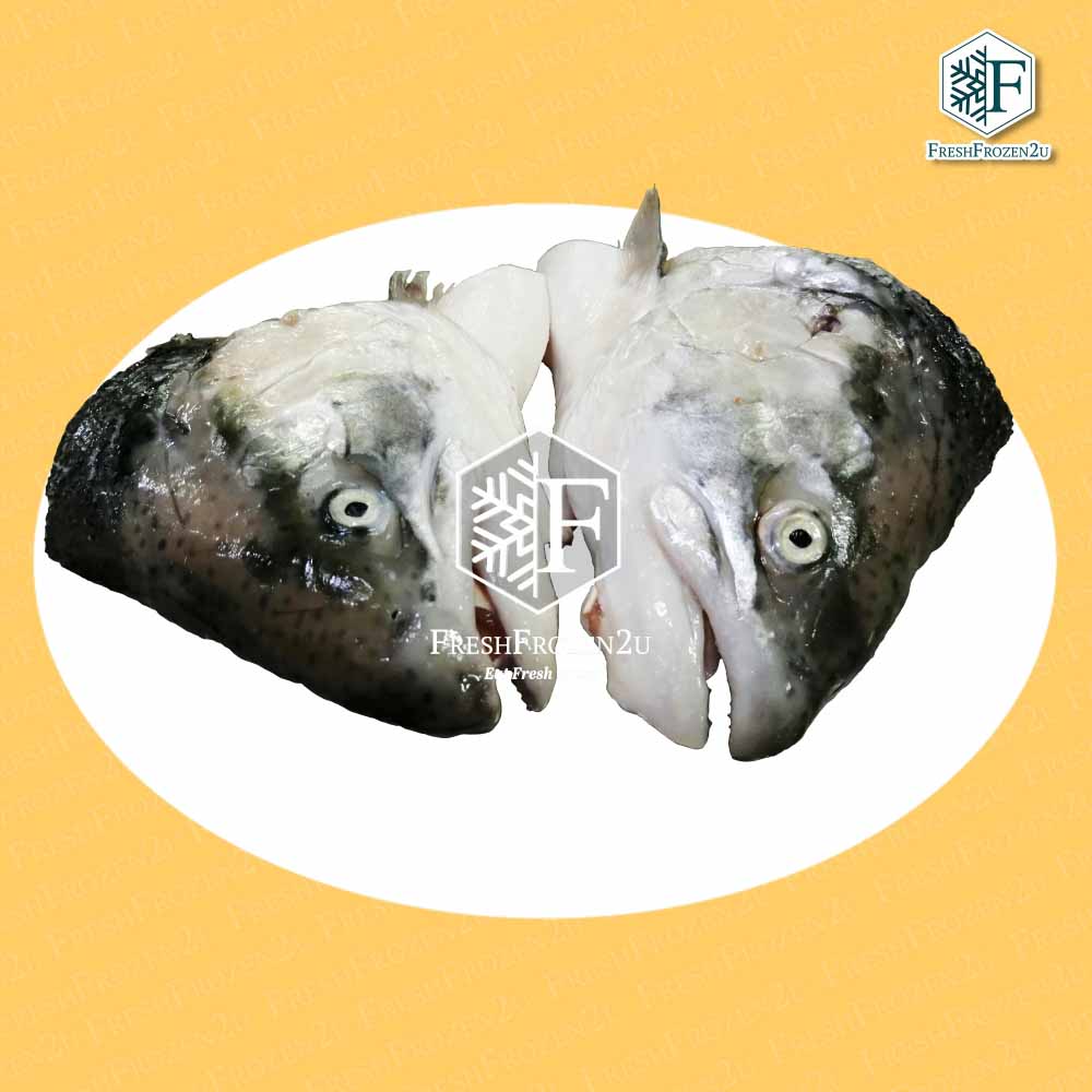 Salmon Fish Head Half 三文鱼头半切 (150g+-)