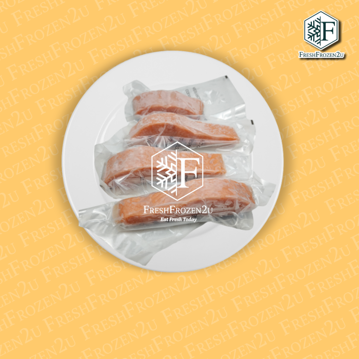 Coho Salmon Portion Cut (1.0kg+-, 20% Glazing)