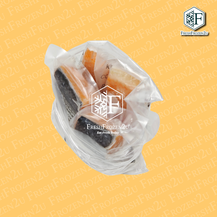 Coho Salmon Portion Cut (1.0kg+-, 20% Glazing)